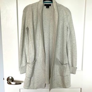 Gray cardigan!